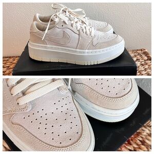 Nike sold out Air Jordan 1 Elevate Low Sneaker Sail Coconut 8.5 w/ box